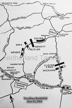 trevillians Battlefield map 1864